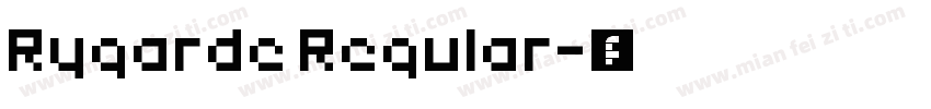 Rygarde Regular字体转换